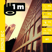 Solar Screen BRONZE 80 C (bm) protisluneční interiérová fólie bronzová