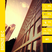 Solar Screen BRONZE 80 C protisluneční interiérová fólie bronzová