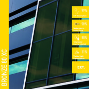 Solar Screen BRONZE 80 XC protisluneční exteriérová fólie bronzová
