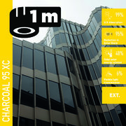 Solar Screen CHARCOAL 95 XC (bm) protisluneční exteriérová fólie černá