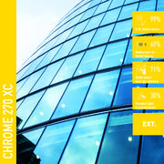 Solar Screen CHROME 270 XC protisluneční exteriérová fólie zrcadlová