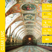 Solar Screen CLEAR 1 UVC anti-UV interiérová fólie