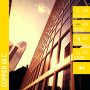 Solar Screen COPPER 65 C protisluneční interiérová fólie měděná