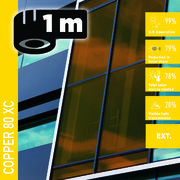 Solar Screen COPPER 80 XC (bm) protisluneční exteriérová fólie měděná