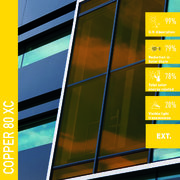 Solar Screen COPPER 80 XC protisluneční exteriérová fólie měděná