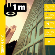 Solar Screen GREEN 80 C (bm) protisluneční interiérová fólie zelená