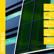 Solar Screen GREEN 80 XC protisluneční exteriérová fólie zelená