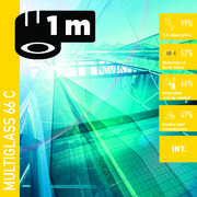 Solar Screen MULTIGLASS 66 C R122 (bm) protisluneční interiérová fólie tónovaná