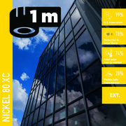 Solar Screen NICKEL 80 XC (bm) protisluneční exteriérová fólie tónovaná