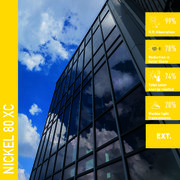 Solar Screen NICKEL 80 XC protisluneční exteriérová fólie tónovaná