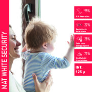 Solar Screen SAFETY MAT WHITE bezpečnostní interiérová fólie