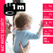 Solar Screen SAFETY MAT WHITE (bm) bezpečnostní interiérová fólie