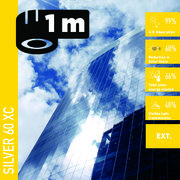 Solar Screen SILVER 60 XC (bm) protisluneční exteriérová fólie reflexní