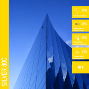 Solar Screen SILVER 80 C protisluneční interiérová fólie reflexní