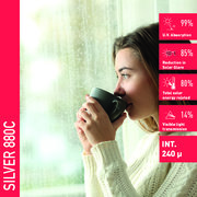 Solar Screen SILVER 880 C bezpečnostní interiérová fólie