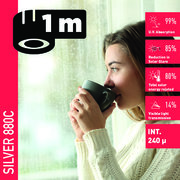 Solar Screen SILVER 880 C (bm) bezpečnostní interiérová fólie