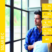 Solar Screen SOLAR 80 C tepelně izolační interiérová fólie