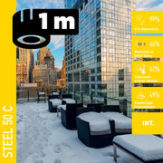 Solar Screen STEEL 50 C (bm) protisluneční interiérová fólie tónovaná