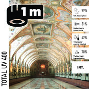 Solar Screen TOTAL UV 400 (bm) anti-UV interiérová fólie světle šedá 1m