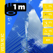 Solar Screen VISTA 90 XC (bm) protisluneční exteriérová fólie reflexní