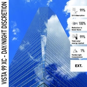 Solar Screen VISTA 99 XC protisluneční exteriérová fólie reflexní