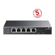 TP-Link TL-SG1005P-PD 5portový PoE+ switch