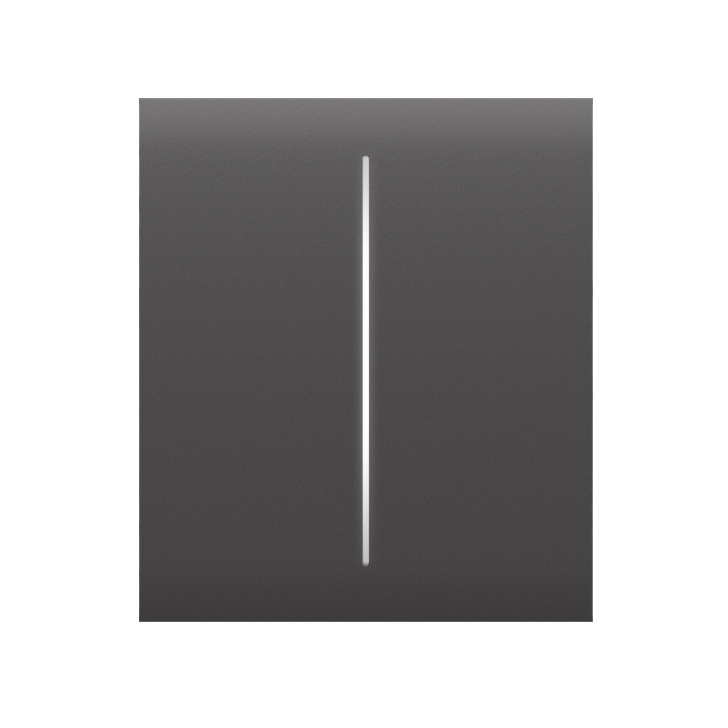 Ajax CenterButton 2-gang Grey krytka pro spínač