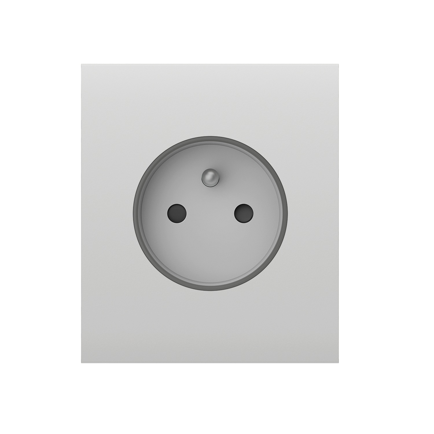 Ajax CenterCover (basic) type E White kryt zásuvky