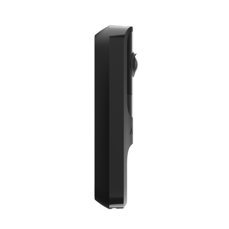 Ajax Doorbell Black Video domovní zvonek s 4 Mpx kamerou