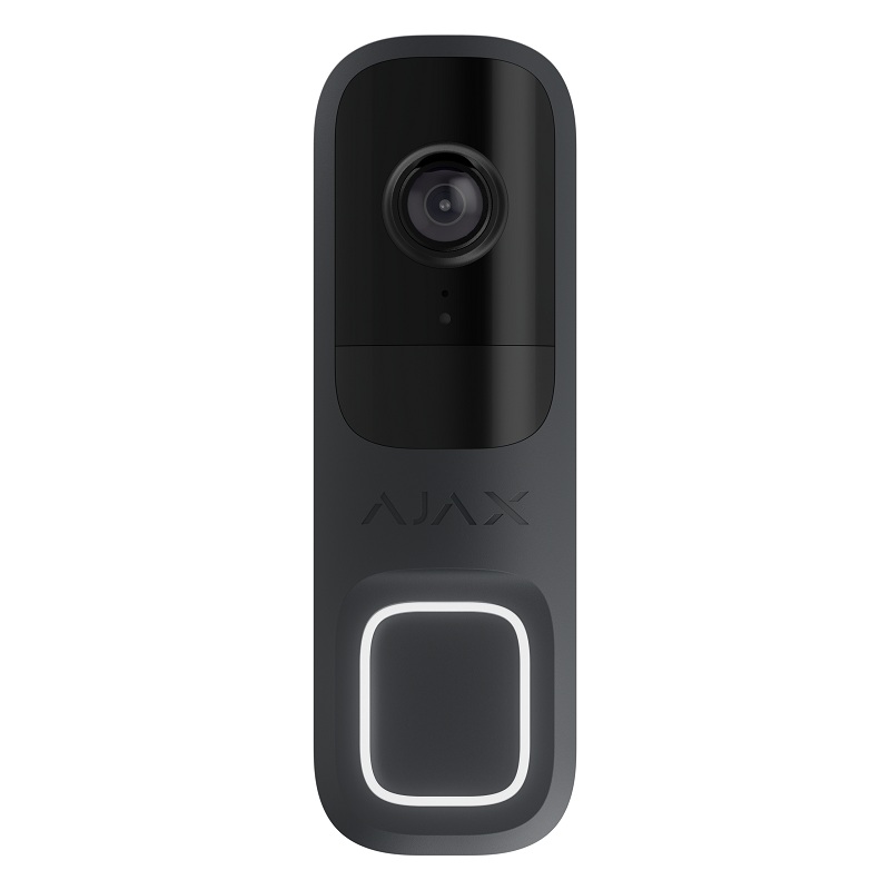 Ajax Doorbell Graphite Video domovní zvonek s 4 Mpx kamerou