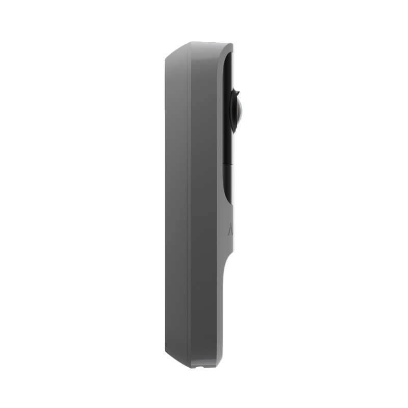 Ajax Doorbell Grey Video domovní zvonek s 4 Mpx kamerou