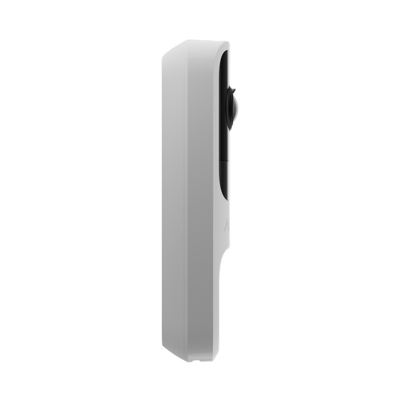 Ajax Doorbell White Video domovní zvonek s 4 Mpx kamerou