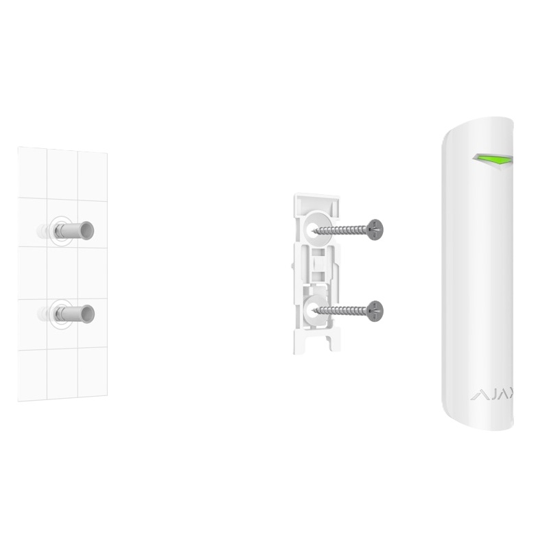 Ajax DoorProtect White Bezdrátový magnetický detektor