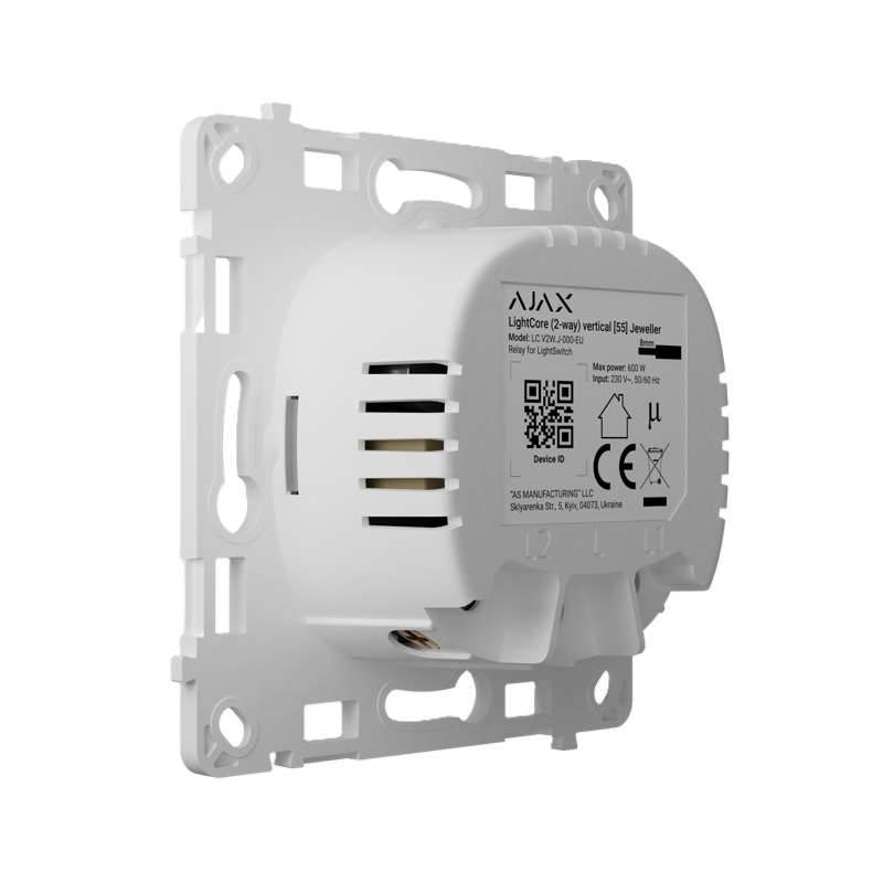 Ajax LightCore 2-way vertical inteligentní reléový modul