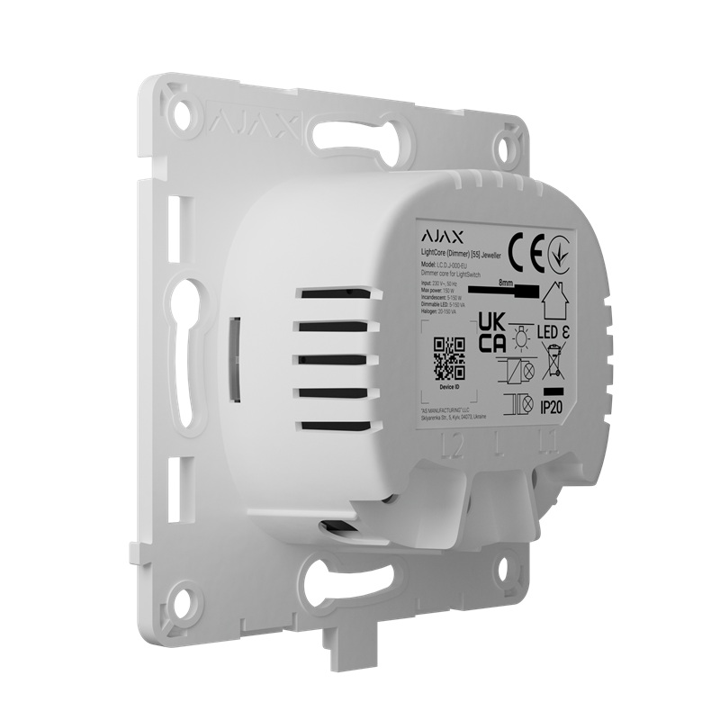 Ajax LightCore Dimmer White inteligentní modul