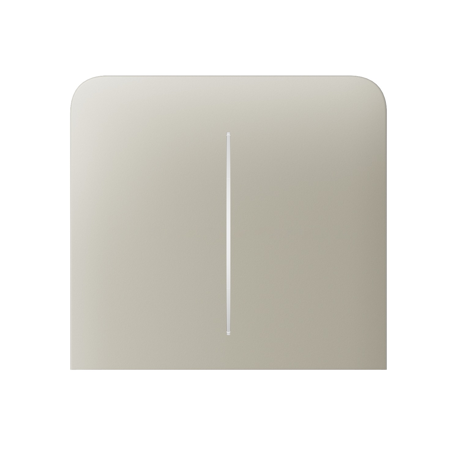 Ajax SideButton 2-gang vertical Ivory dvoupáková kytka