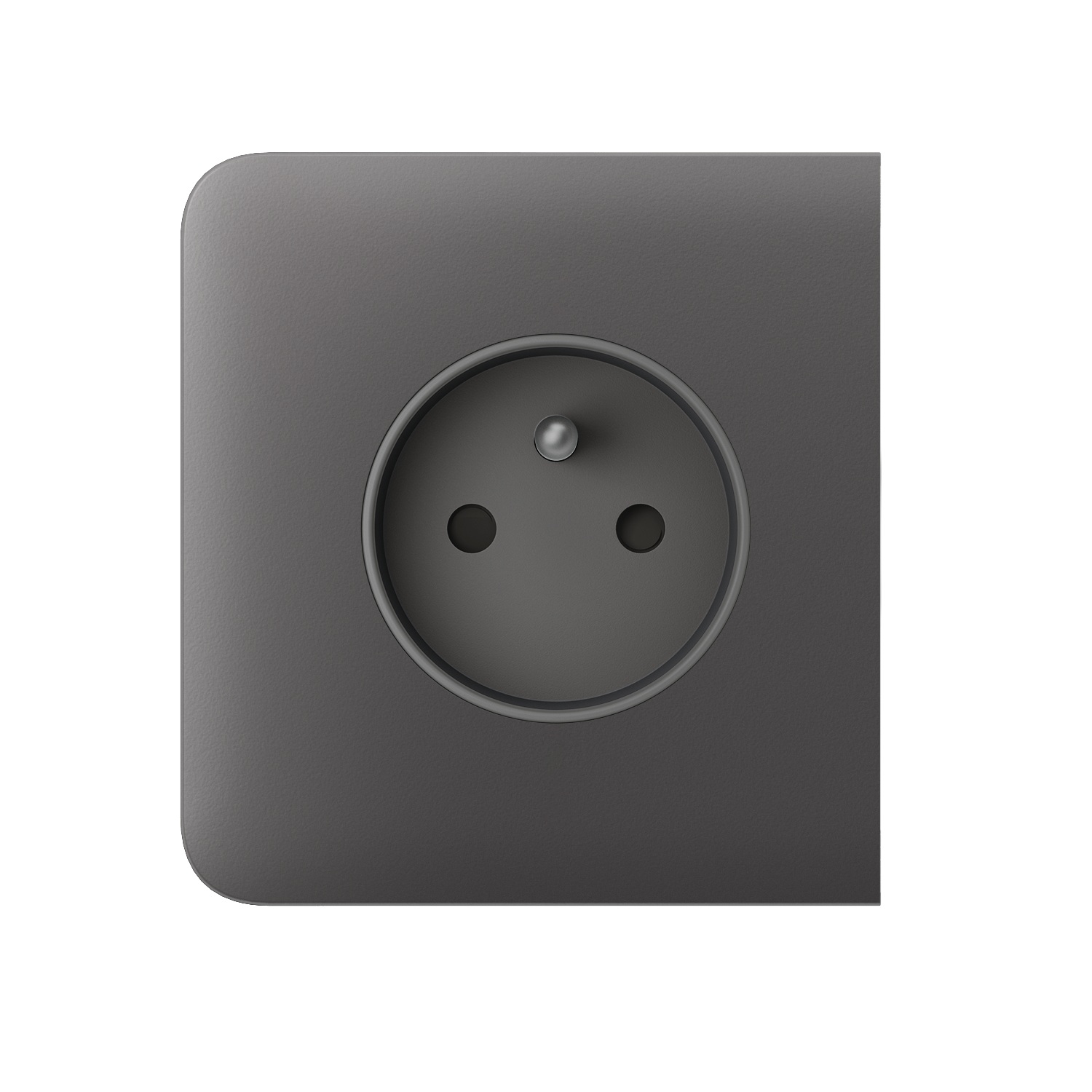 Ajax SideCover (basic) type E Grey vestavná zásuvka