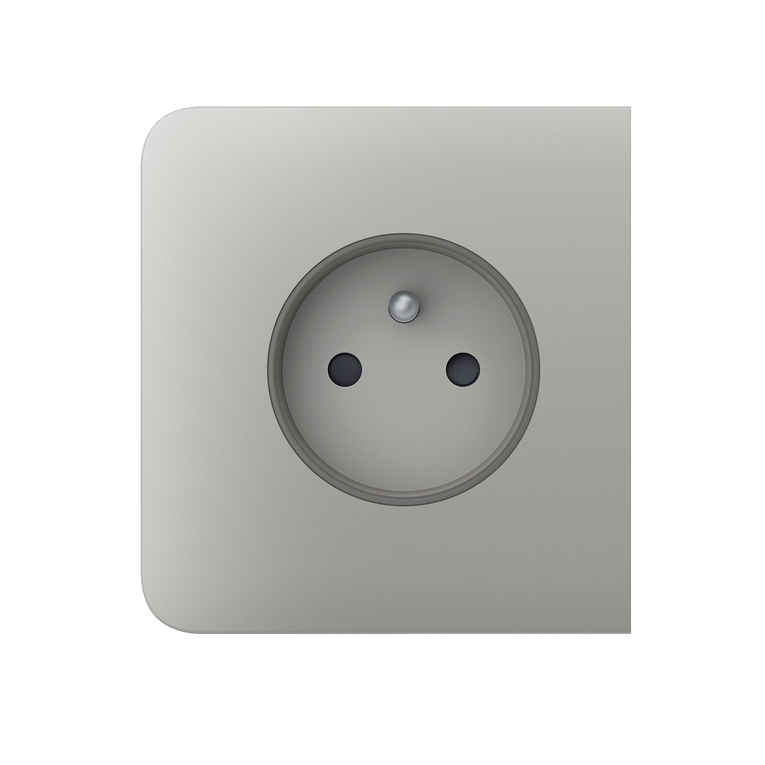 Ajax SideCover (basic) type E Oyster vestavná zásuvka