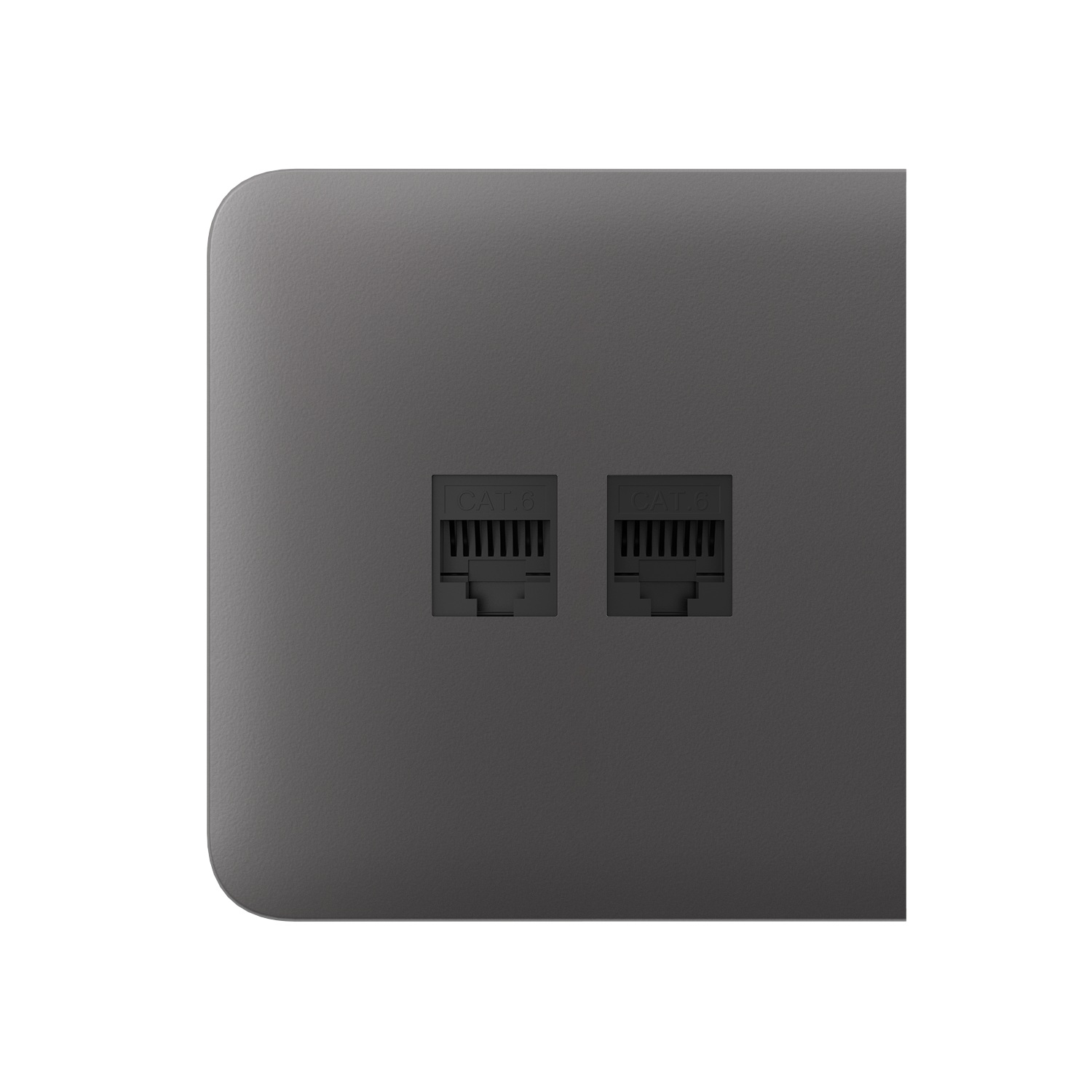 Ajax SideCover (LAN) Grey krytka vestavěné zásuvky