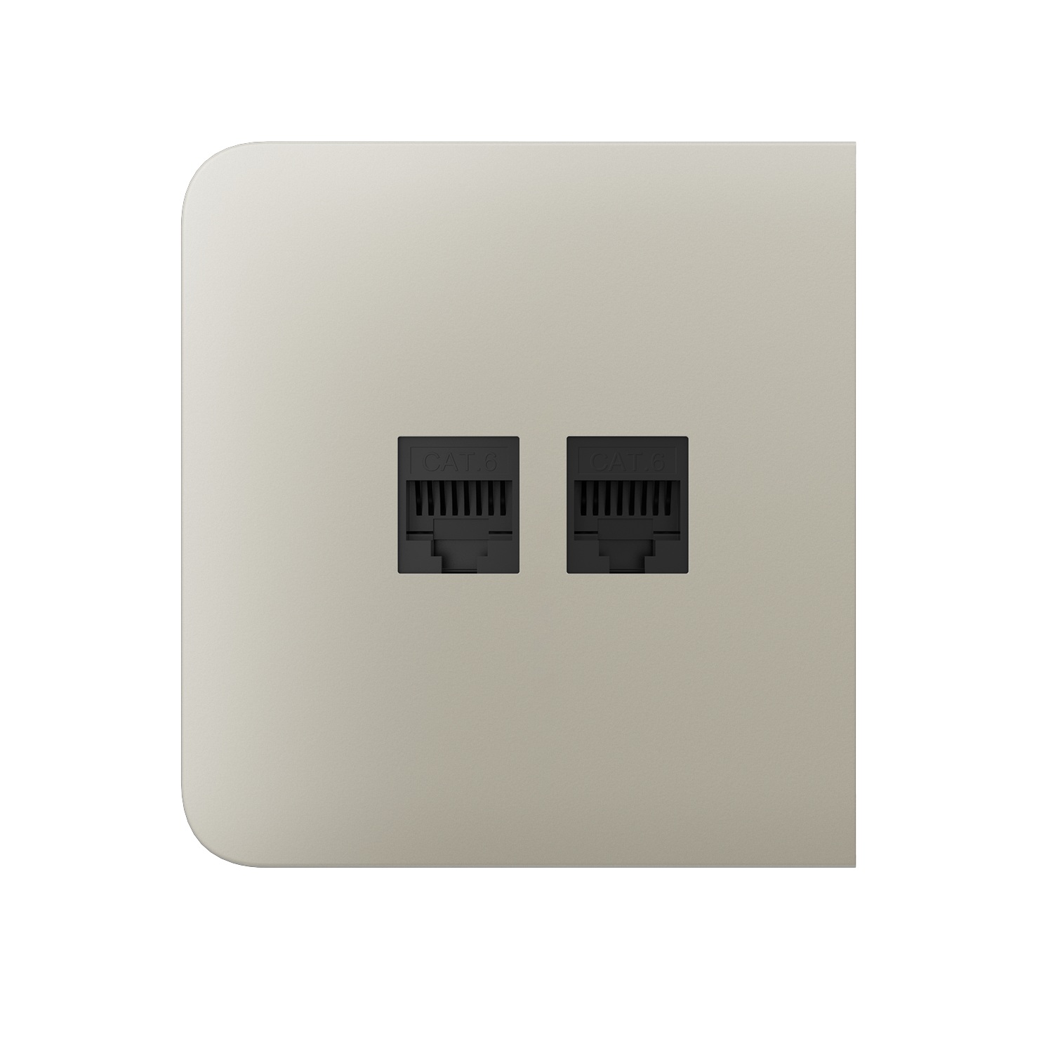 Ajax SideCover (LAN) Ivory krytka vestavěné zásuvky