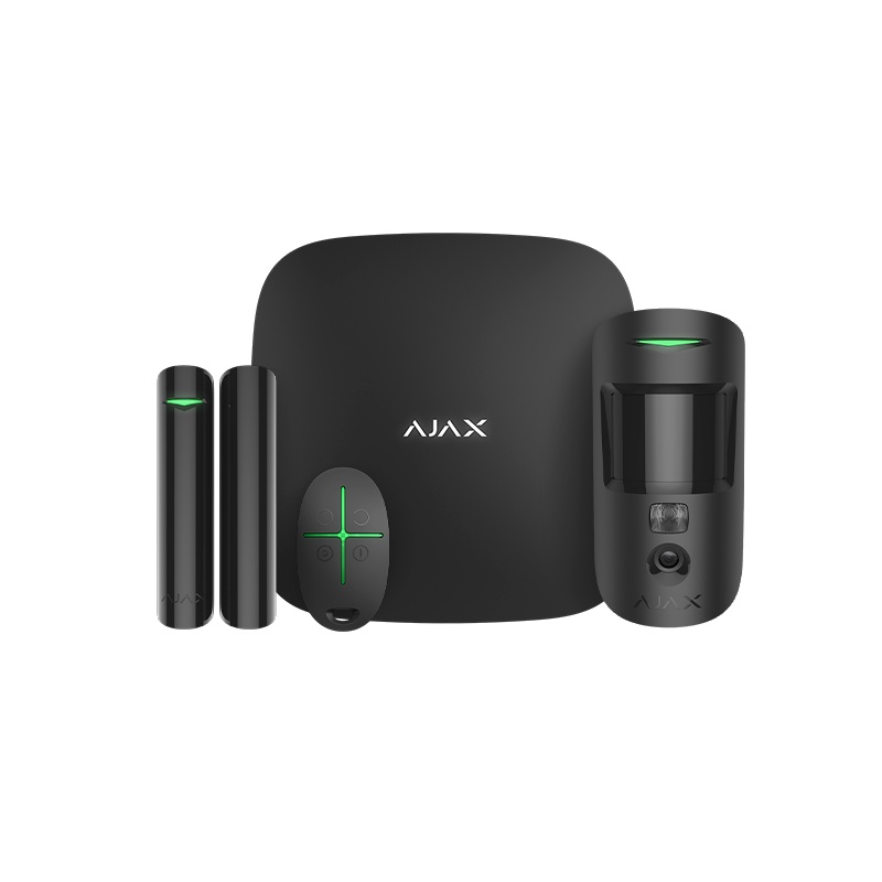 Ajax StarterKit Cam Plus Black Bezdrátový základní set