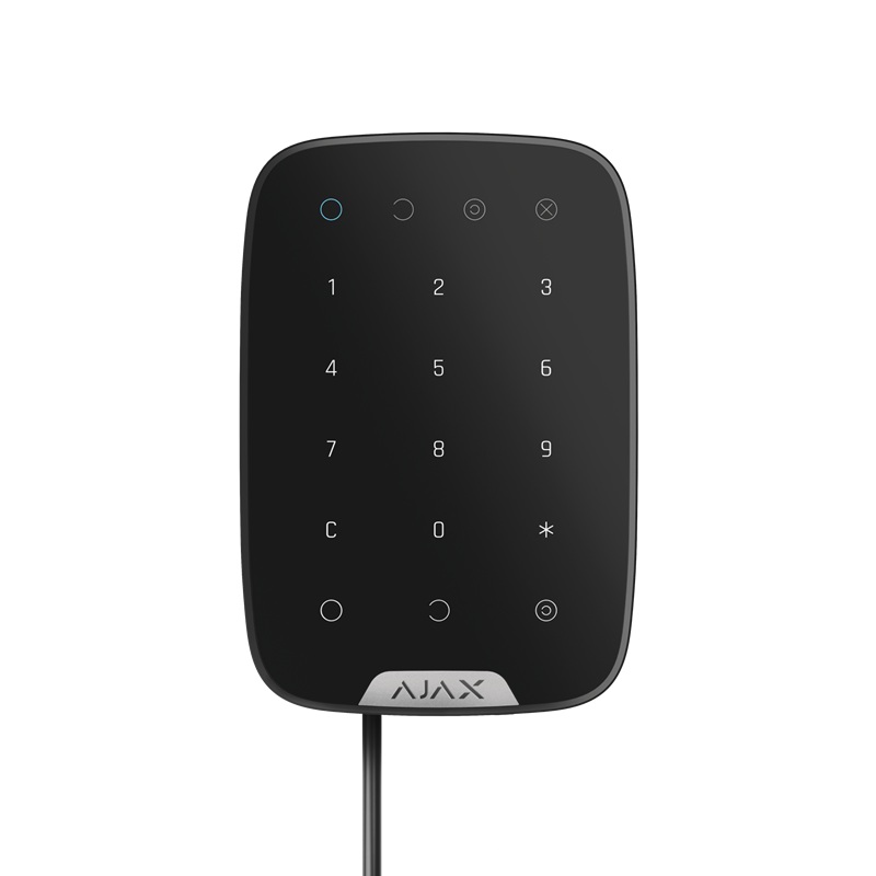 Ajax Superior KeyPad Fibra Black Drátová klávesnice