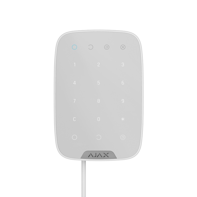 Ajax Superior KeyPad Fibra White Drátová klávesnice