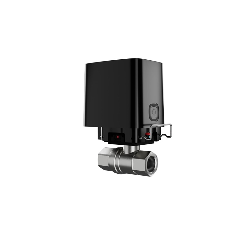 Ajax WaterStop 3/4 Black Dálkově ovládaný hlavní uzávěr vody