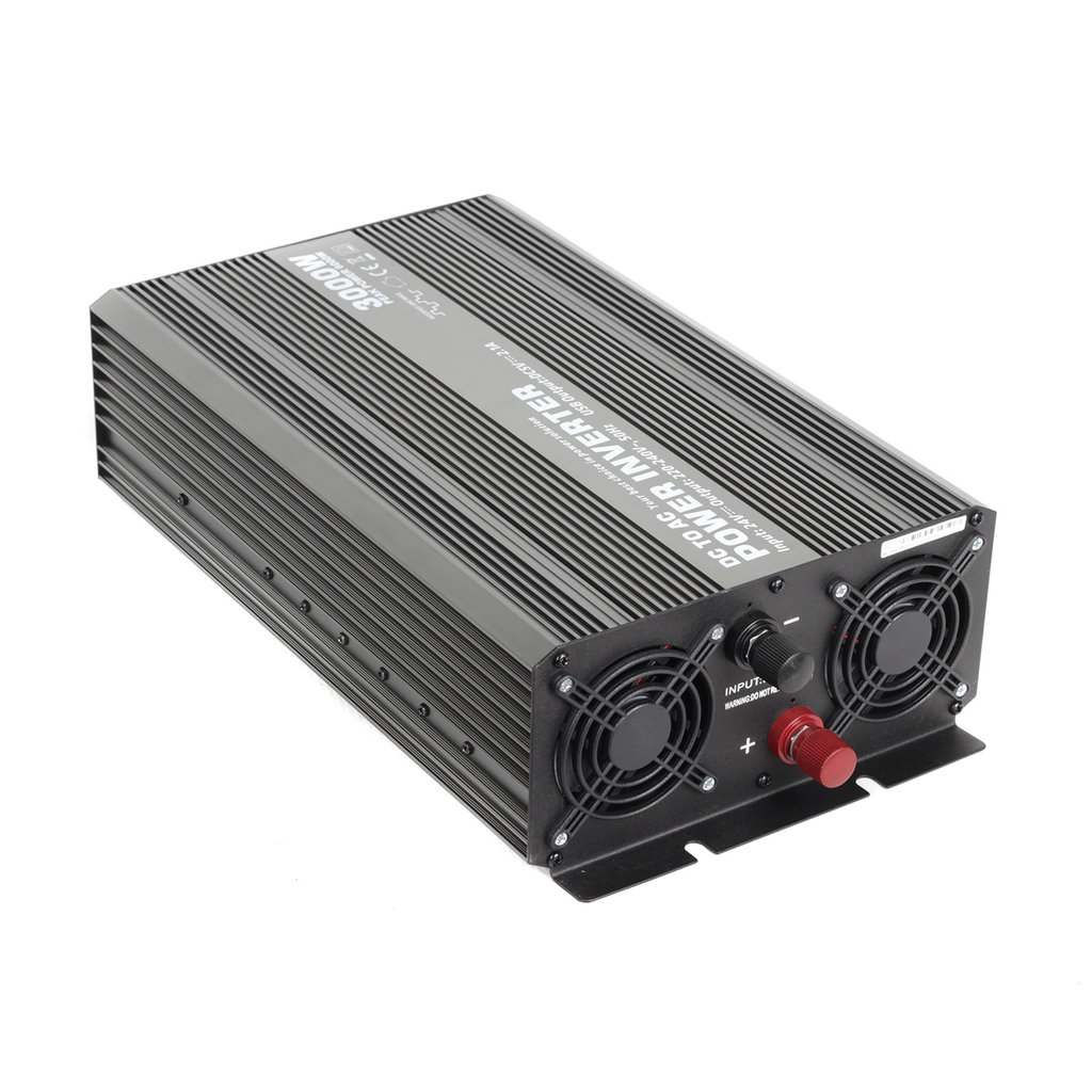 CAR3000-24V Měnič napětí z 24V na 230V + USB, 3000W - CAR3000-24V