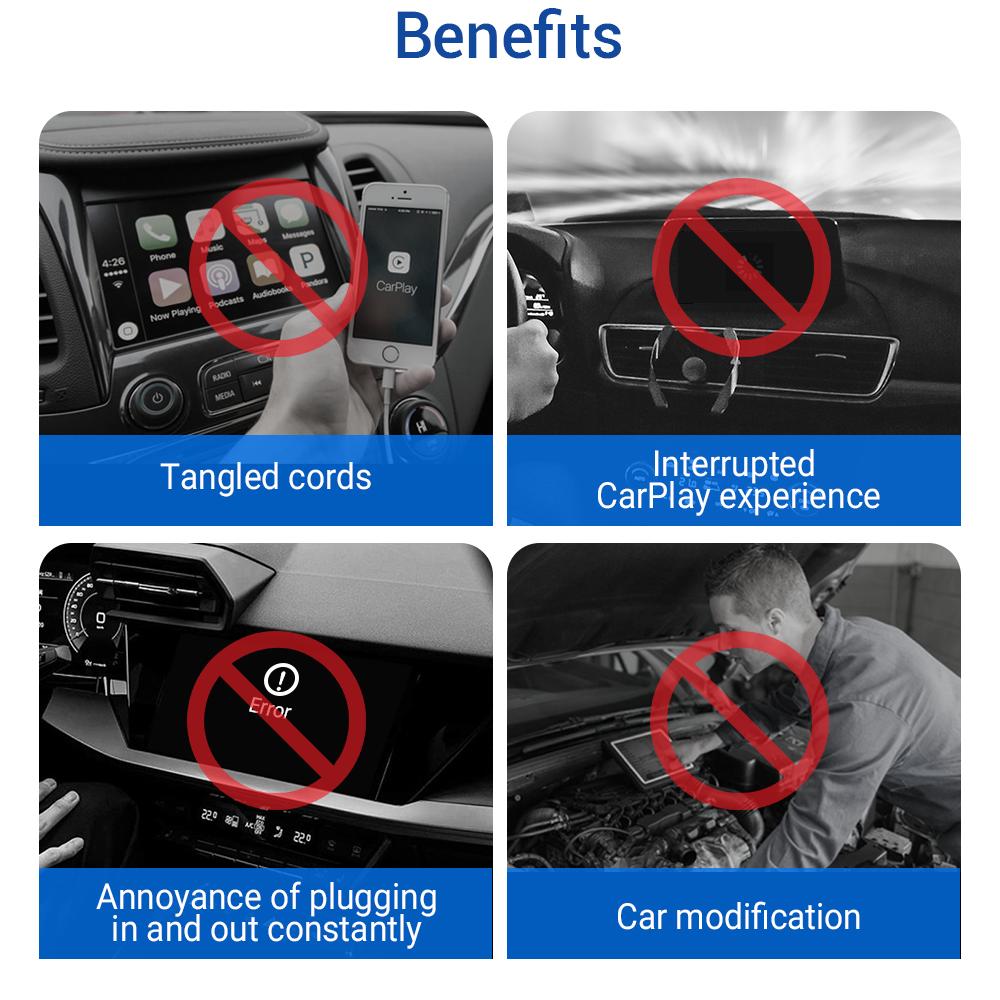 CP85 PRO Modul pro bezdrátové připojení Carplay AndroidAuto - CP85 PRO