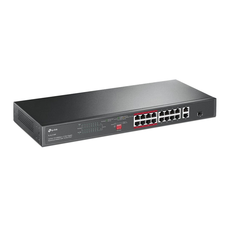 TP-Link TL-SL1218P 18portový PoE+ switch