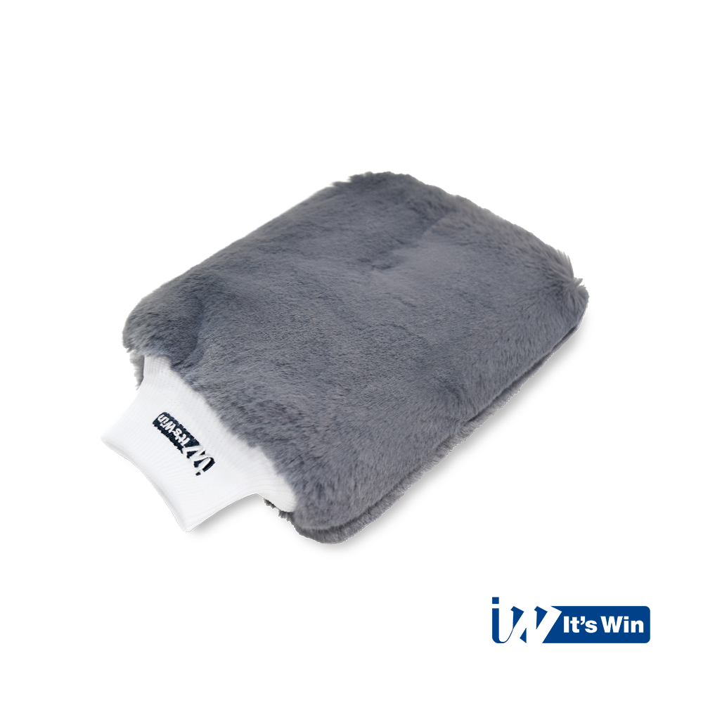 It's Win WINC-014 mycí mikrovláknová rukavice, jemná, šedá