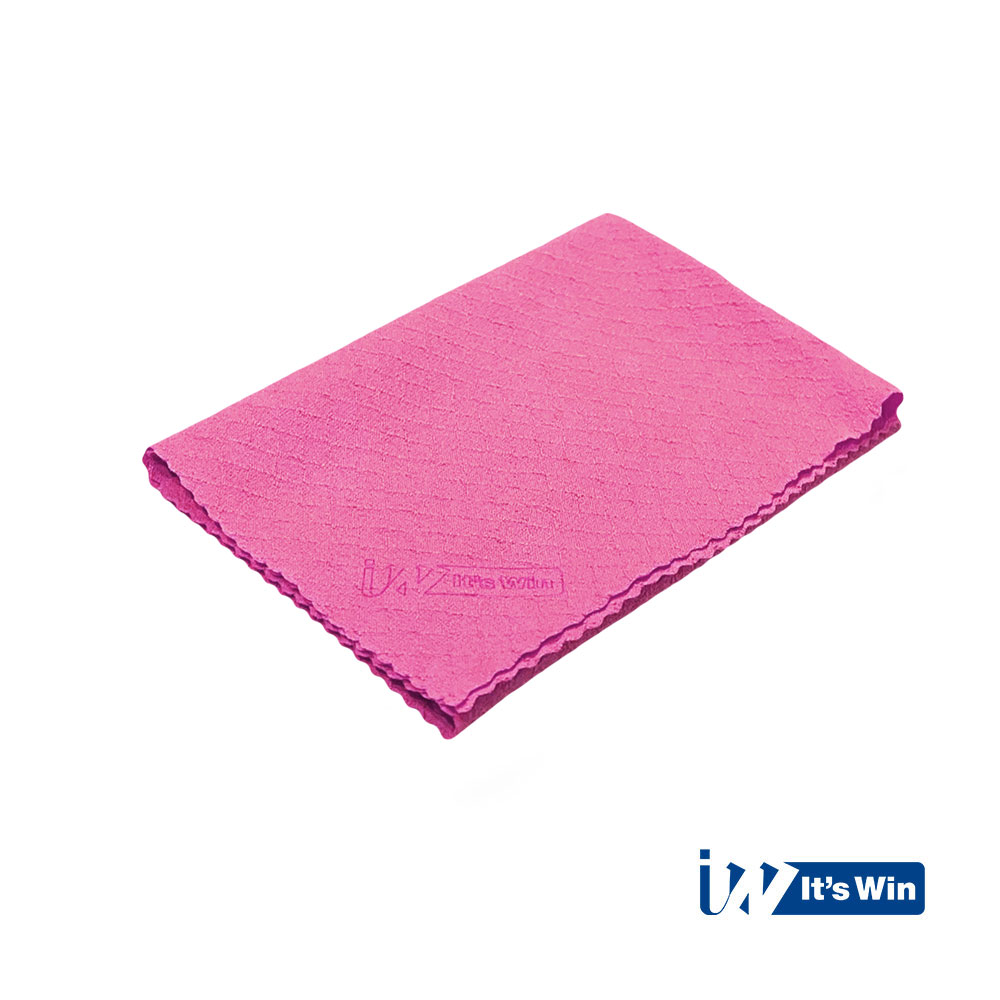It's Win WINC-243-4 mikrovláknová utěrka na okna, 290gsm, 40x40cm, růžová, 1ks