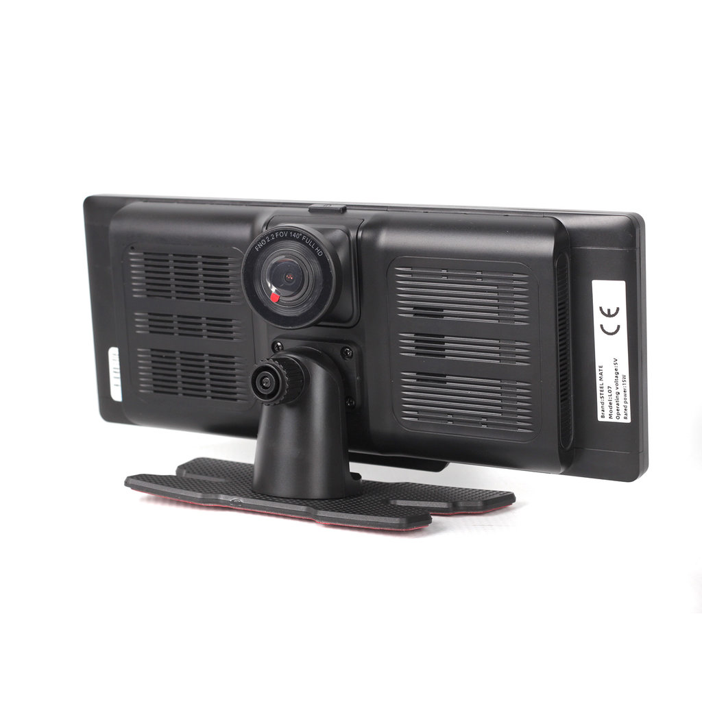 L07 Monitor10" AppleCarPlay AndroidAuto zrcadlení, 2K+FHD DVR - L07